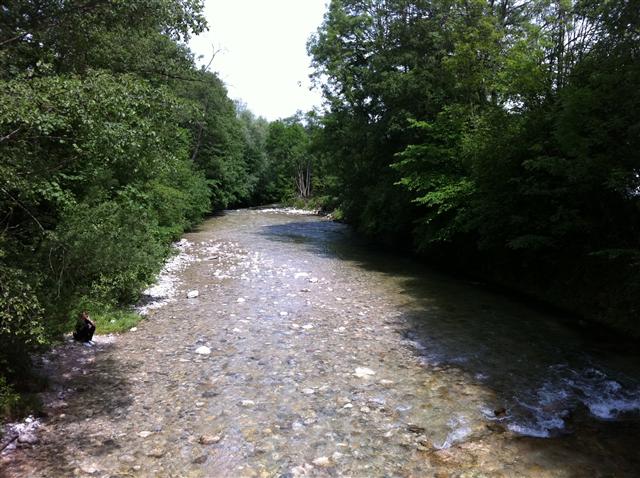 Urschlauer Ache... ein Traumbach aber leider nicht für mich...