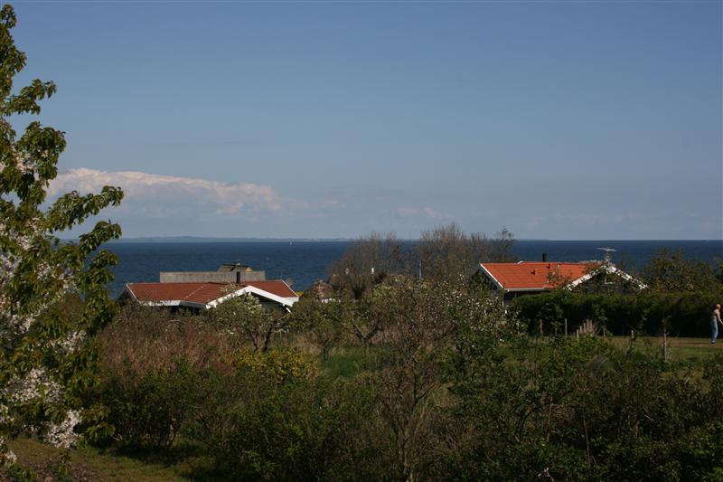 Ausblick von der Terrasse. Alles scheint ruhig.