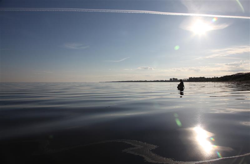 Morgens um Sieben ist die Welt noch in Ordnung.