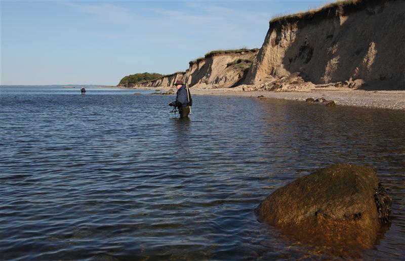 Die Landzunge am Sdr. Aby Strand.