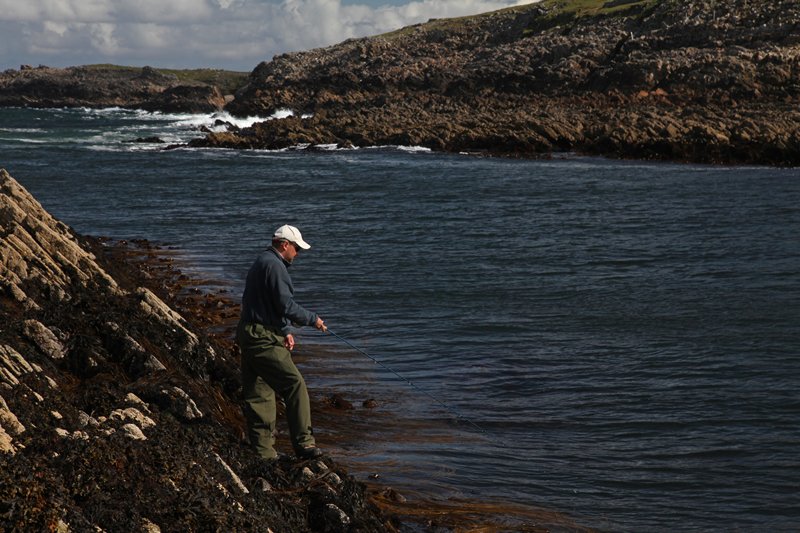 Hotspot auf den Felsen.