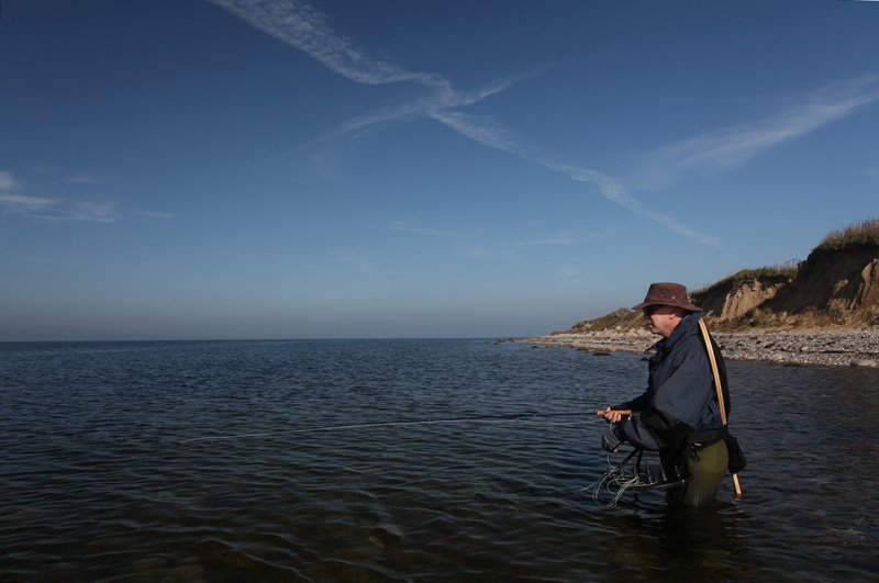 Theo auf der Strecke in Helnaes