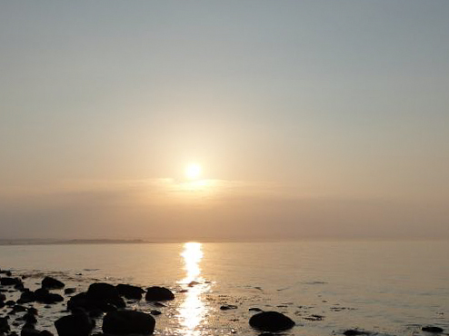 Die Meerforellenfischerei, bei jedem Wetter eine Herausforderung.