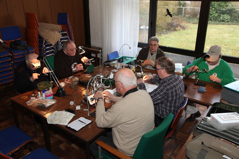 Binden mit Flügelmaterial mit Hans-Jürgen Baum.