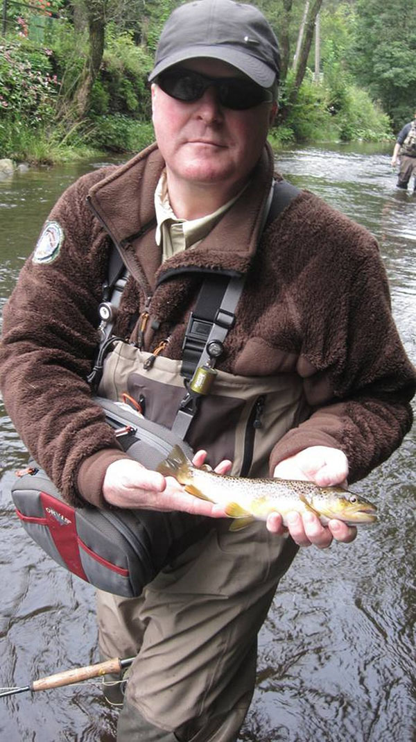 Eine typische Rurforelle für Robert.