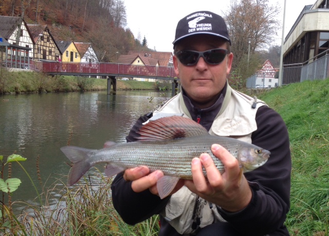 Jürgen mit einer 43er Wiesentäsche