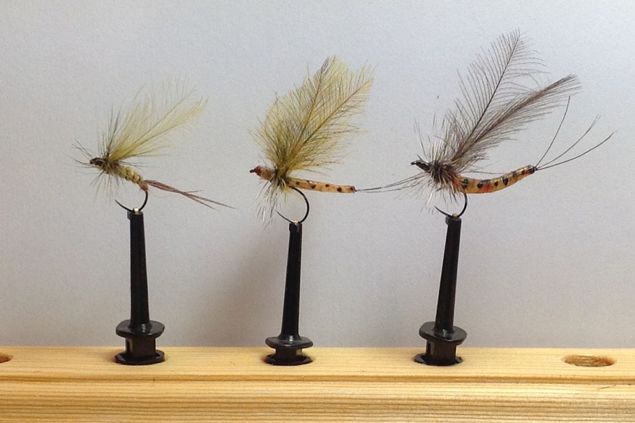 Eine Auswahl erfolgreicher Maifliegenmuster.