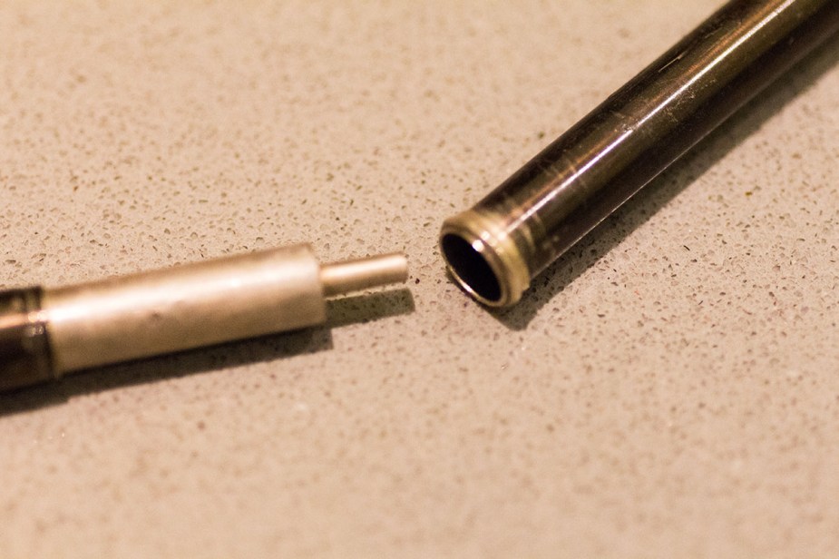 Steckverbindung aus 1932. Erstaunlich gut erhalten.