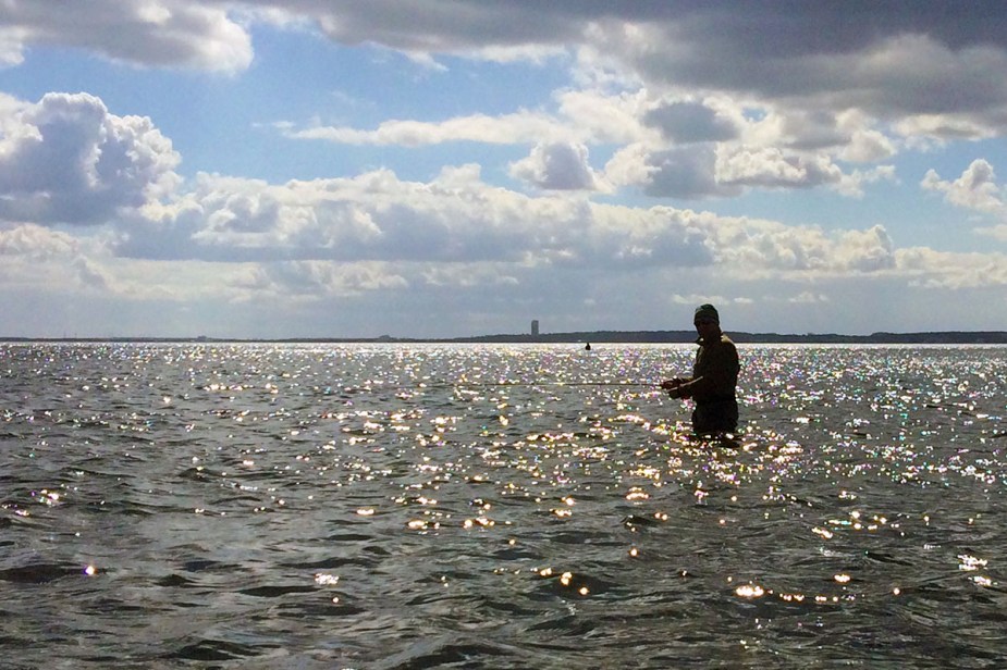 Wir mussten weit hinaus.